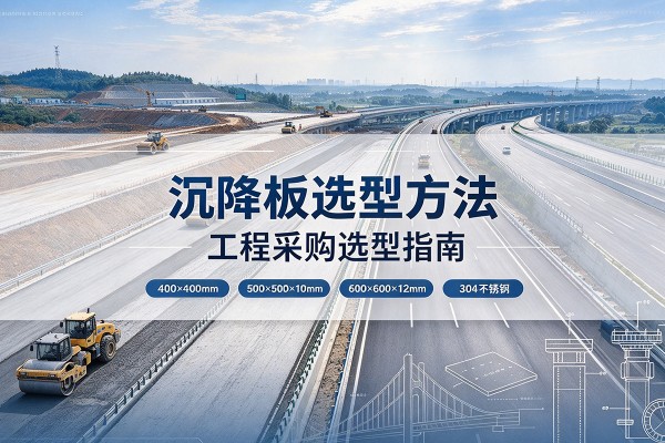 科尔沁右翼中旗沉降板选择方法