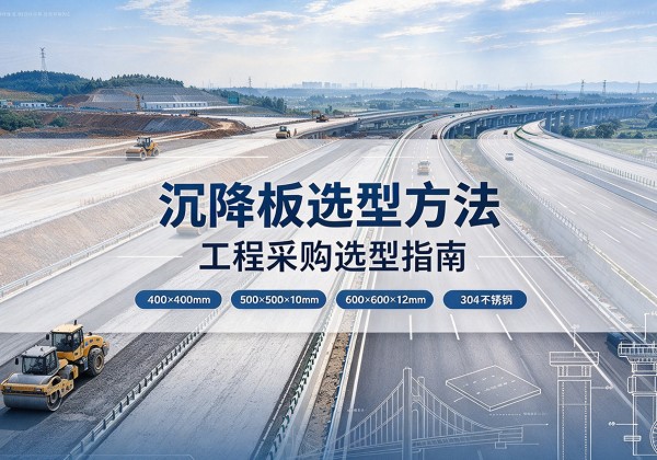 科尔沁右翼中旗沉降板选择方法
